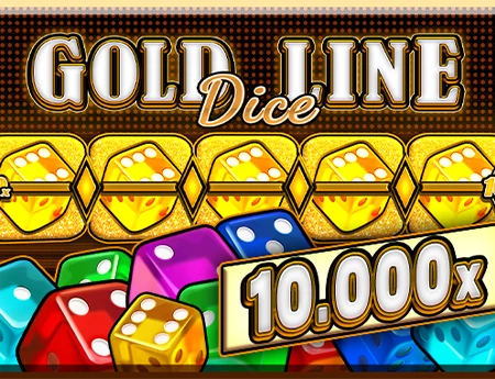 Gold Line Dice
