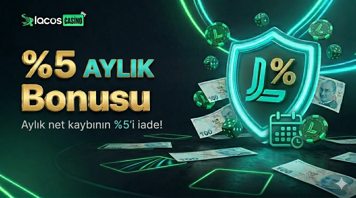 Aylık Kayıp Bonusu %5